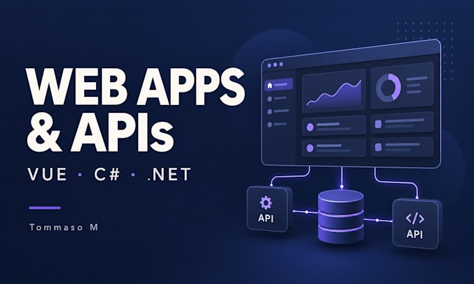 build a focused vue web app or dotnet API feature
