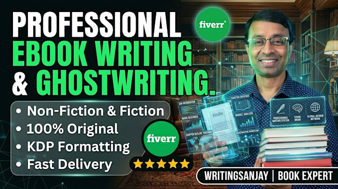 be your professional ebook writer