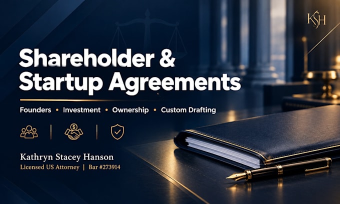 draft a custom, bulletproof shareholder agreement as a US attorney