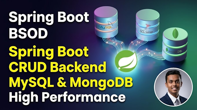 build a spring boot crud application with any database