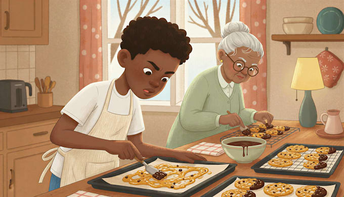draw children book illustration