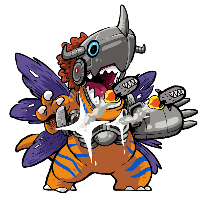 draw digimon in my artstyle
