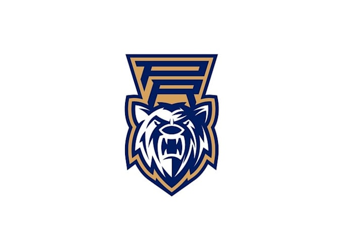 design powerful high school baseball program logo