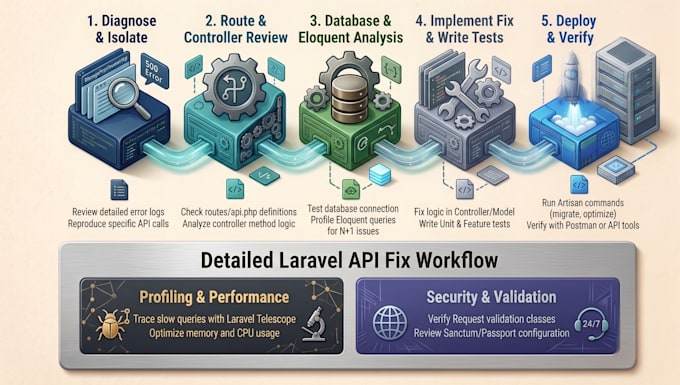 fix your broken laravel API