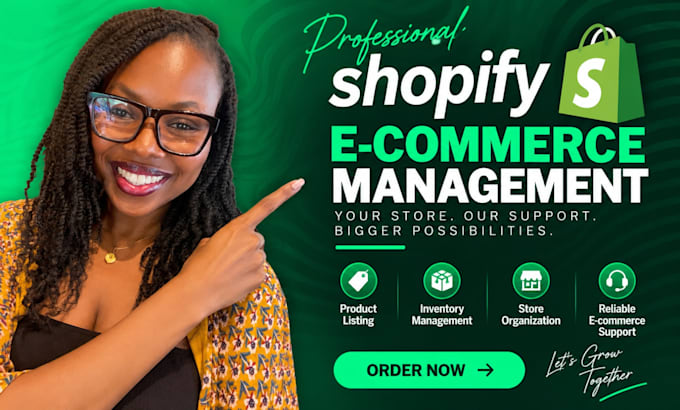 be your shopify virtual assistant for store management