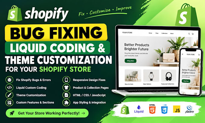 fix shopify bug fix liquid coding issue customize your shopify theme