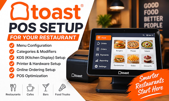setup and configure toast pos system for your restaurant