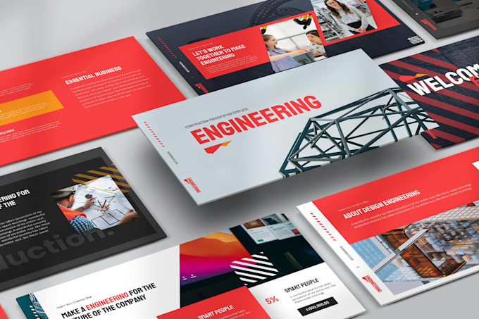design engineering presentation slide construction project engineering portfolio