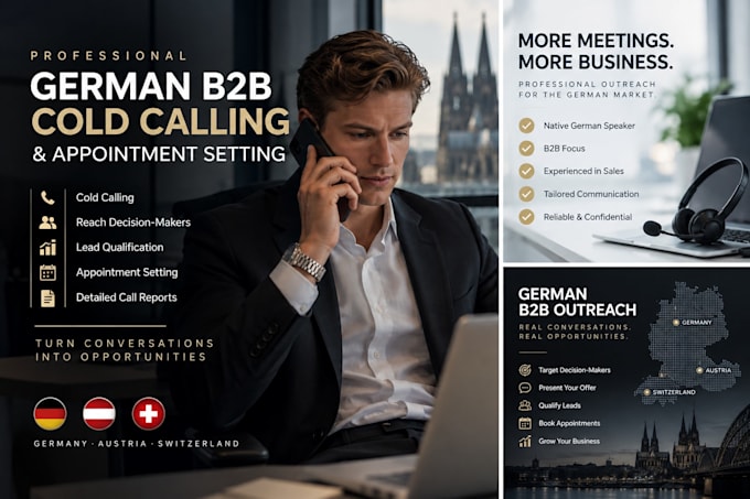 do german b2b cold calling and appointment setting