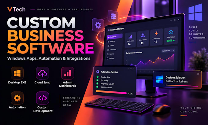 windows base custom software