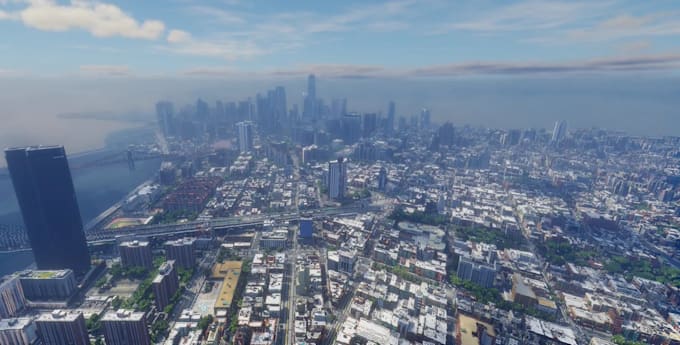 build a custom minecraft map with city, castle, spawn and hub