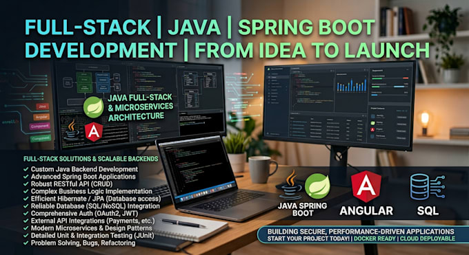develop java spring boot applications with rest apis, kafka
