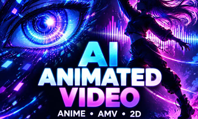 create an ai animated anime music video or amv edit
