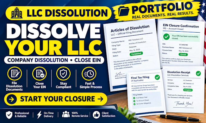 dissolve llc do company dissolution company registration and close ein