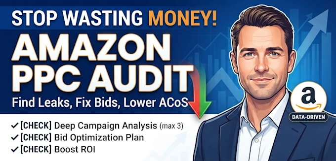 audit amazon PPC campaigns, keywords, bids and acos