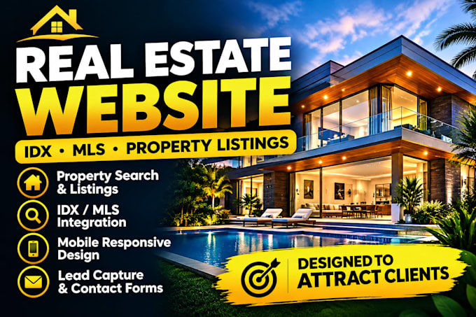 build a real estate agent website with idx mls integration