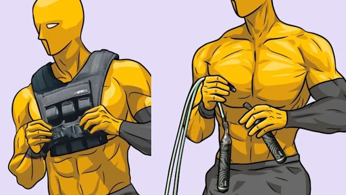 edit captain workout and yellow dude style youtube videos