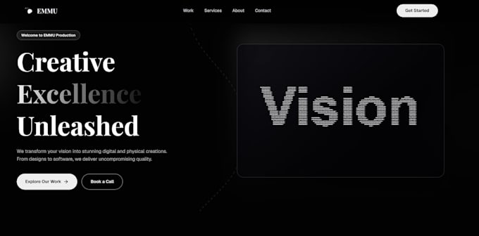 develop landing page for you