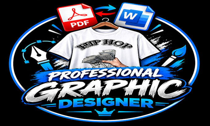 do custom graphic design, logo, print and social media