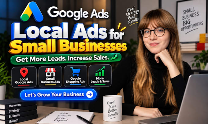 setup local google ads and small business ads for leads and sales