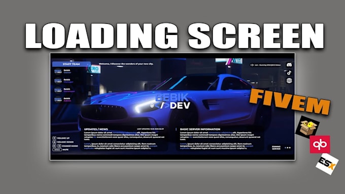 make awesome fivem cinematic trailer video loading screen fivem intro