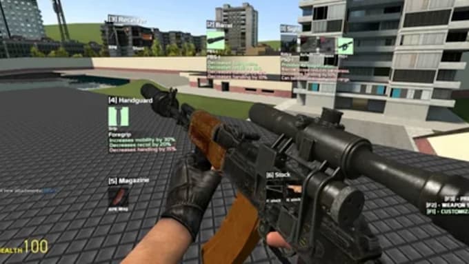 create custom gmod maps, playermodel and a weapon for garrymod