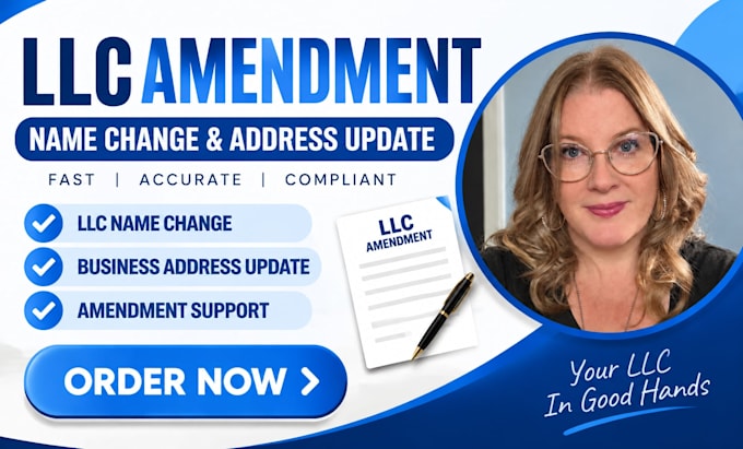 amend your llc name and update your business address