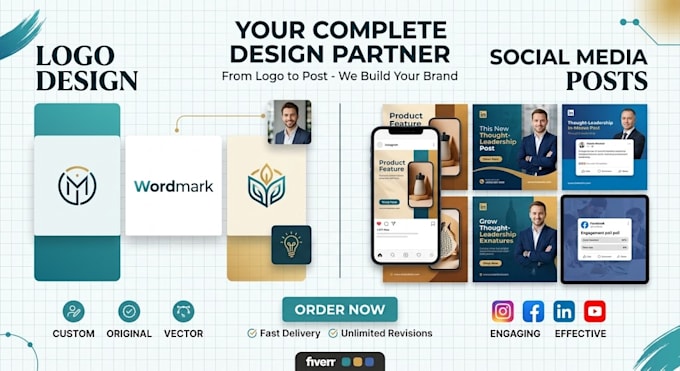 design your banner and post