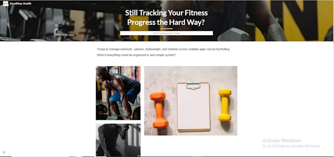 design a professional google sites landing page