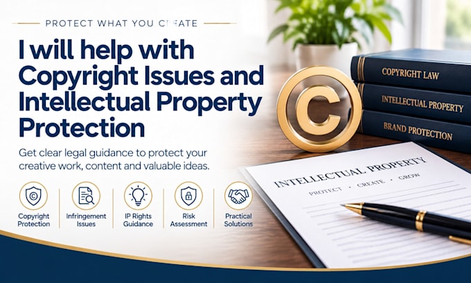 help with copyright issues and intellectual property protection