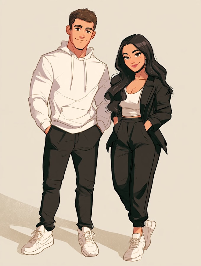 paint custom couple portrait
