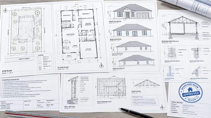 florida tx residential structural plans for remodeling interior alterations