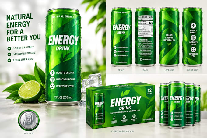 do all type of redesign product packaging, labels, create 3d mockups pouch logo