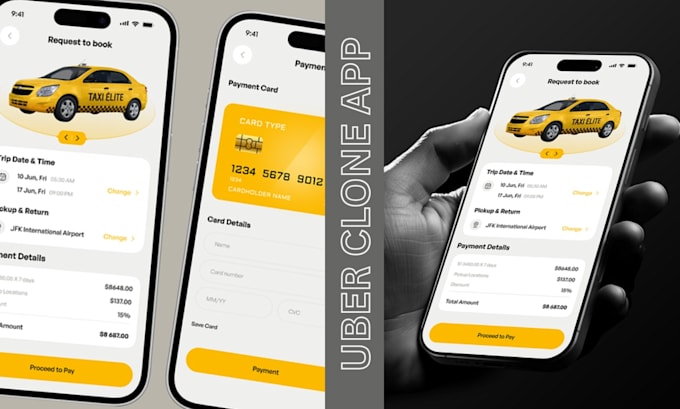 build uber clone app and taxi booking app in flutter for android and ios