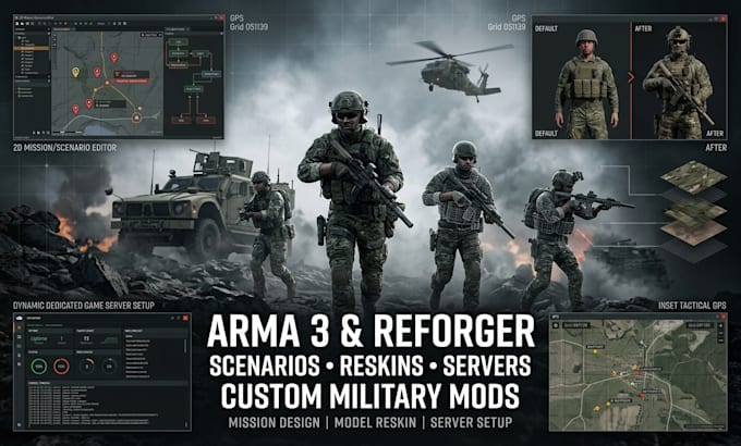 arma 3 scenario mission arma 3 model reskin arma 3 server setup arma reforge