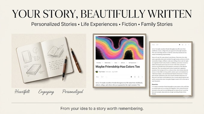 write your personal, family, or life story