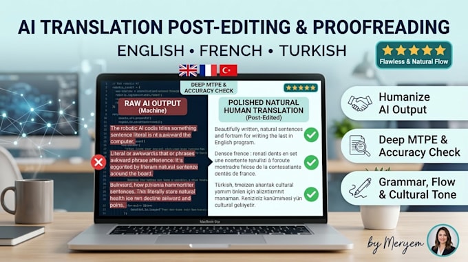 edit, proofread, and humanize your ai translation