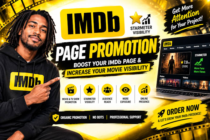 boost imdb starmeter ranking imdb page promotion increase imdb movie visibility