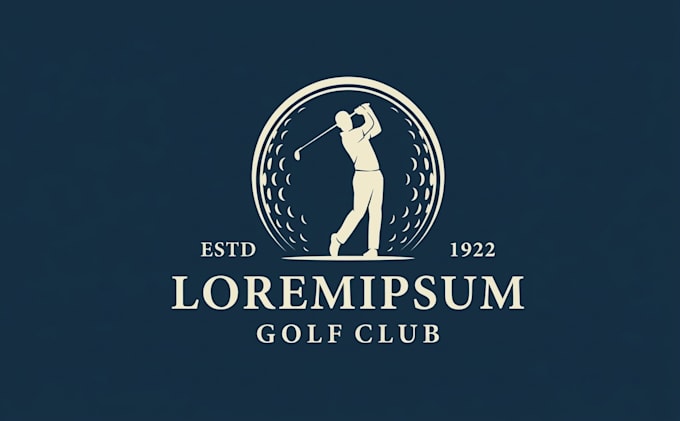 design premium golf logo for sports ,tournament
