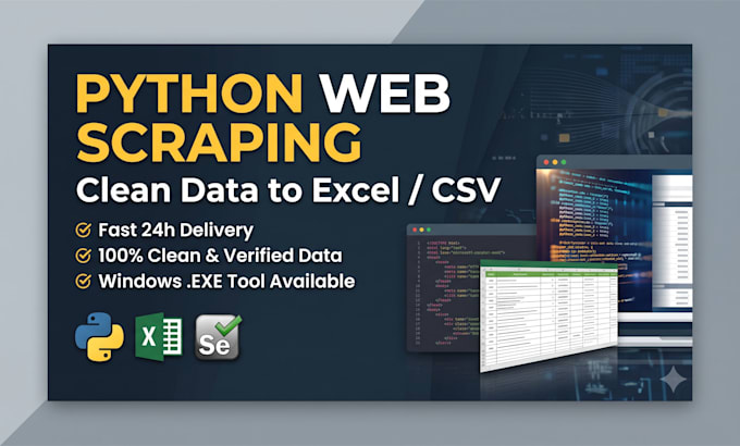 build a python script to scrape website data to excel or csv