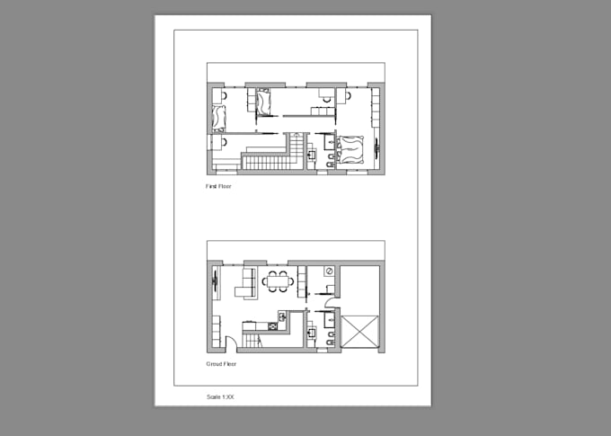 draw floor plans and sections