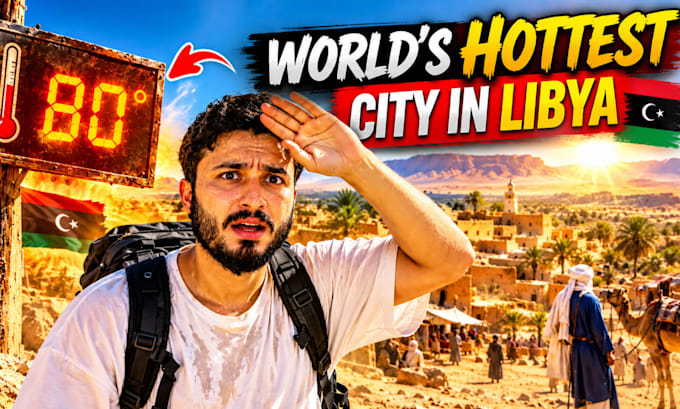 design high CTR travel thumbnail