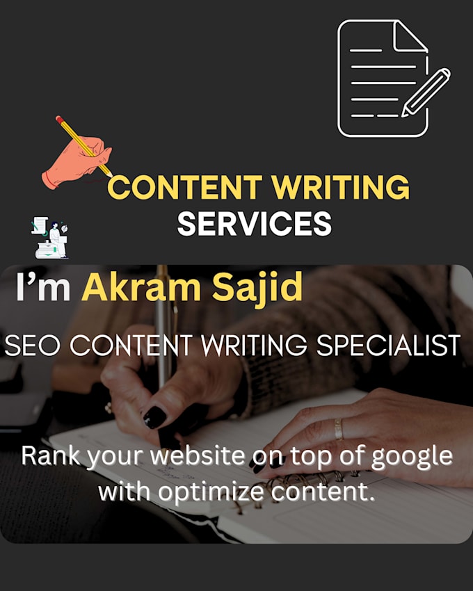 do your professional SEO blogs contant writing
