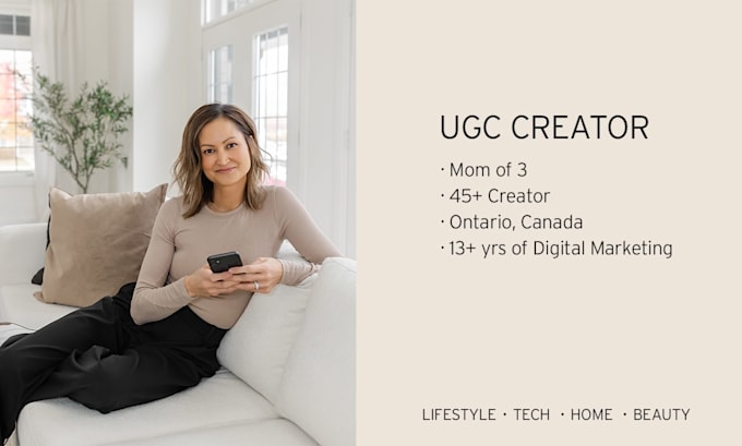create ugc videos as a gen x canadian mom for your brand