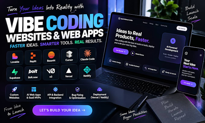 build vibe coding apps using lovable replit base44 cursor claude code supabase