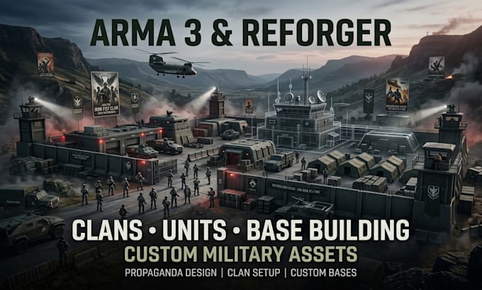 do arma 3 propaganda unit clan arma reforger base building