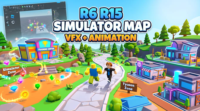 build roblox r6 r15 combat systems with animations vfx