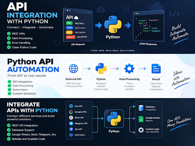 integrate any rest API with python