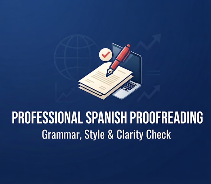 proofread and edit your spanish text, articles, or essays