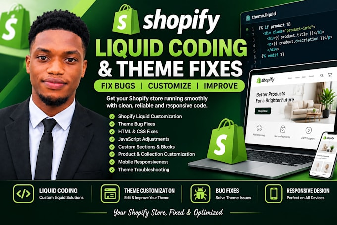 fix shopify bugs and customize liquid code